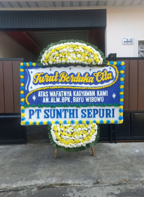 Papan Bunga Duka di Montallat